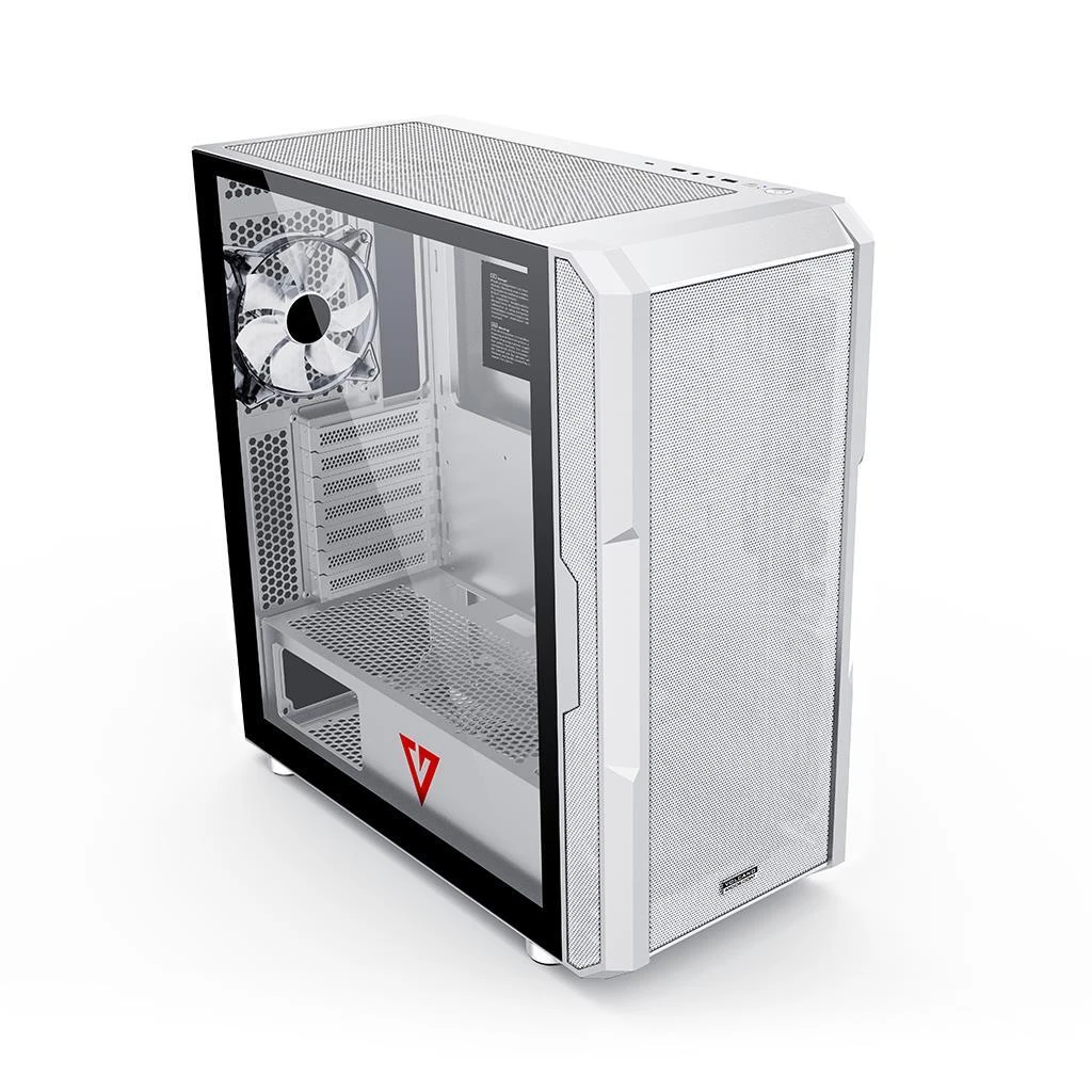 Modecom AMIRANI ARGB Midi Tower Baltas