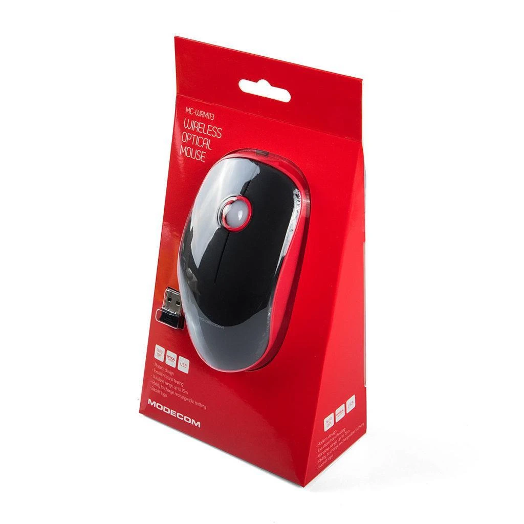Pelė Modecom MC-WRM113 belaidė juoda
