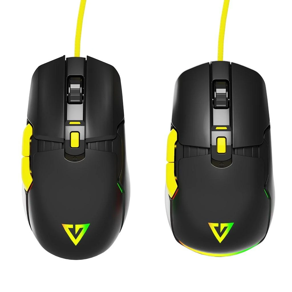 MODECOM VOLCANO JAGER juoda su laidu optinė pelė | 12000 DPI
