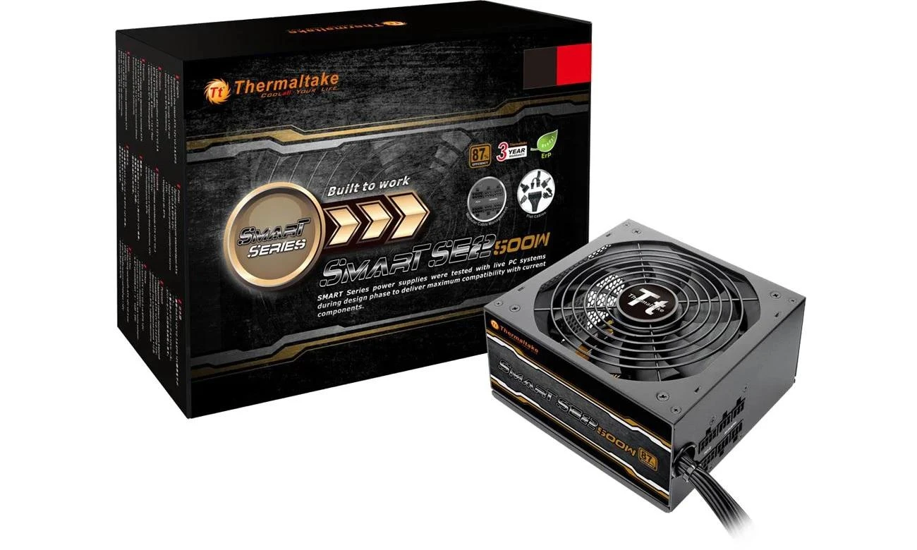 Maitinimo šaltinis Thermaltake Smart SE2 500W PS-SPS-0500MNSAWE-1 (500 W, aktyvus, 120 mm)