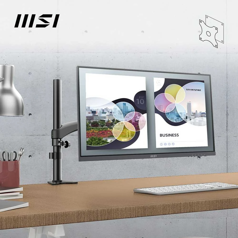 Monitorius MSI PRO MP273A 27" / FHD / 100Hz / 1ms (MPRT) juodos spalvos