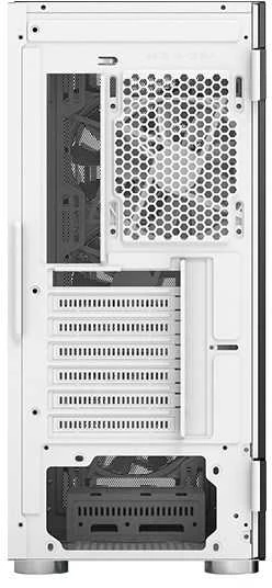 „Montech X3 Mesh Midi-Tower“, RGB, grūdintas stiklas – baltos spalvos