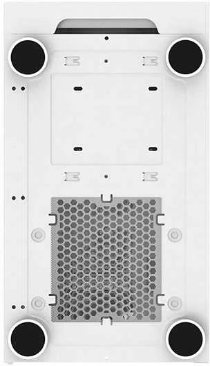 „Montech X3 Mesh Midi-Tower“, RGB, grūdintas stiklas – baltos spalvos