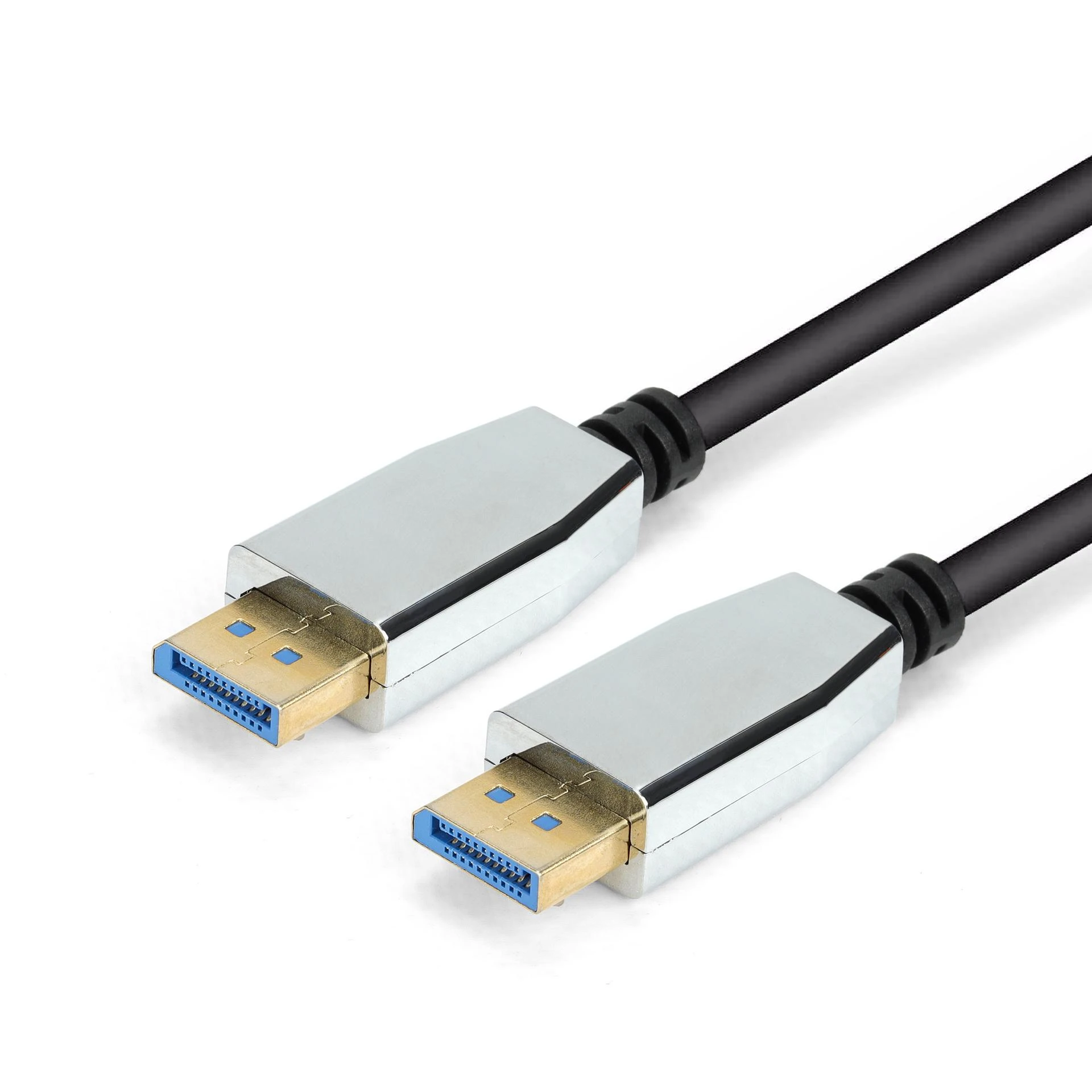 DisplayPort laidas su chromuotais antgaliais