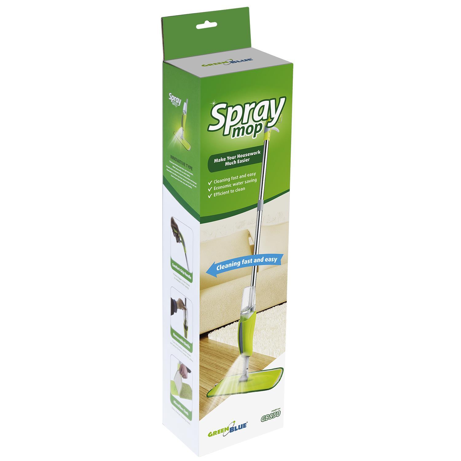 Šluostė su purkštuvu grindims GreenBlue