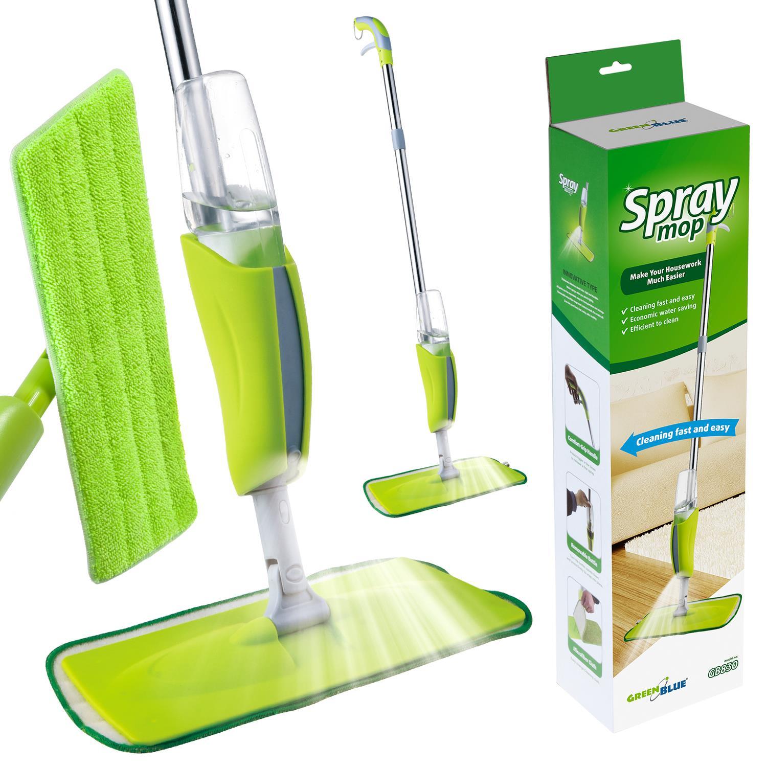 Šluostė su purkštuvu grindims GreenBlue