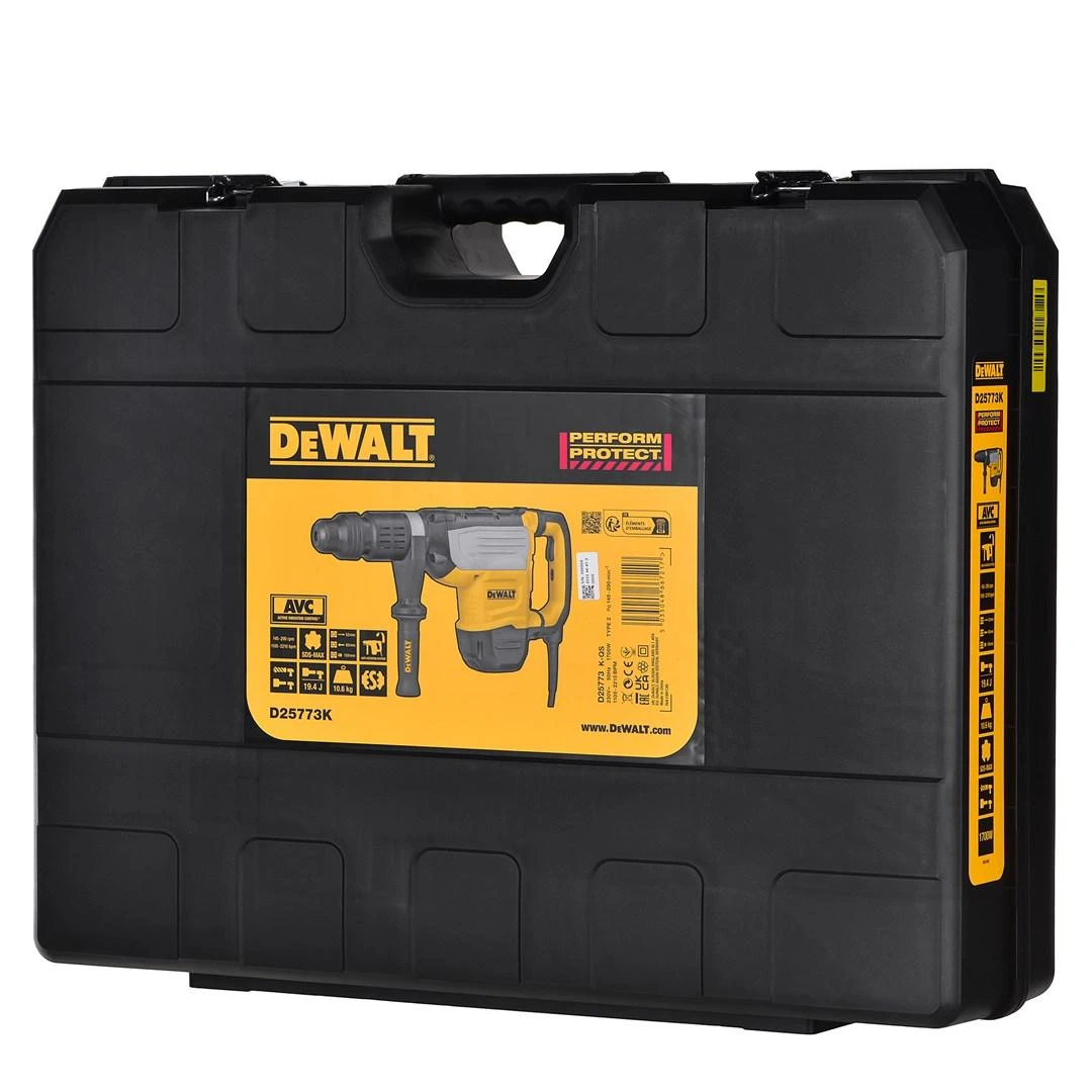 DEWALT perforatorius D25773K SDS-MAX 1700W 19.4J 10.5kg