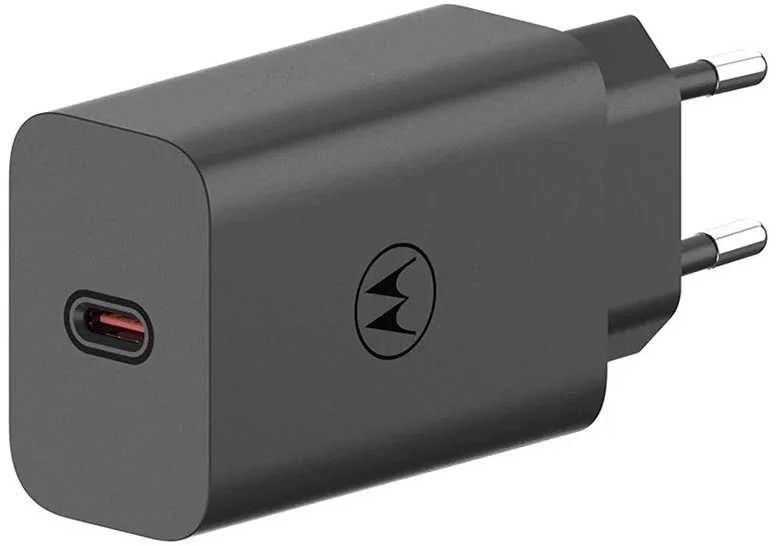 Laidinis įkroviklis Motorola TurboPower 68W USB-C with cable USB-C to USB-C 1m juodos spalvos