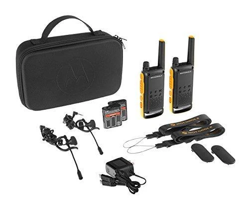 Motorola Talkabout T82 Extreme Twin Pack dvipusis radijas 16 kanalų juodas, oranžinis