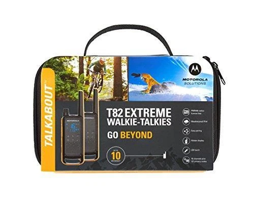 Motorola Talkabout T82 Extreme Twin Pack dvipusis radijas 16 kanalų juodas, oranžinis