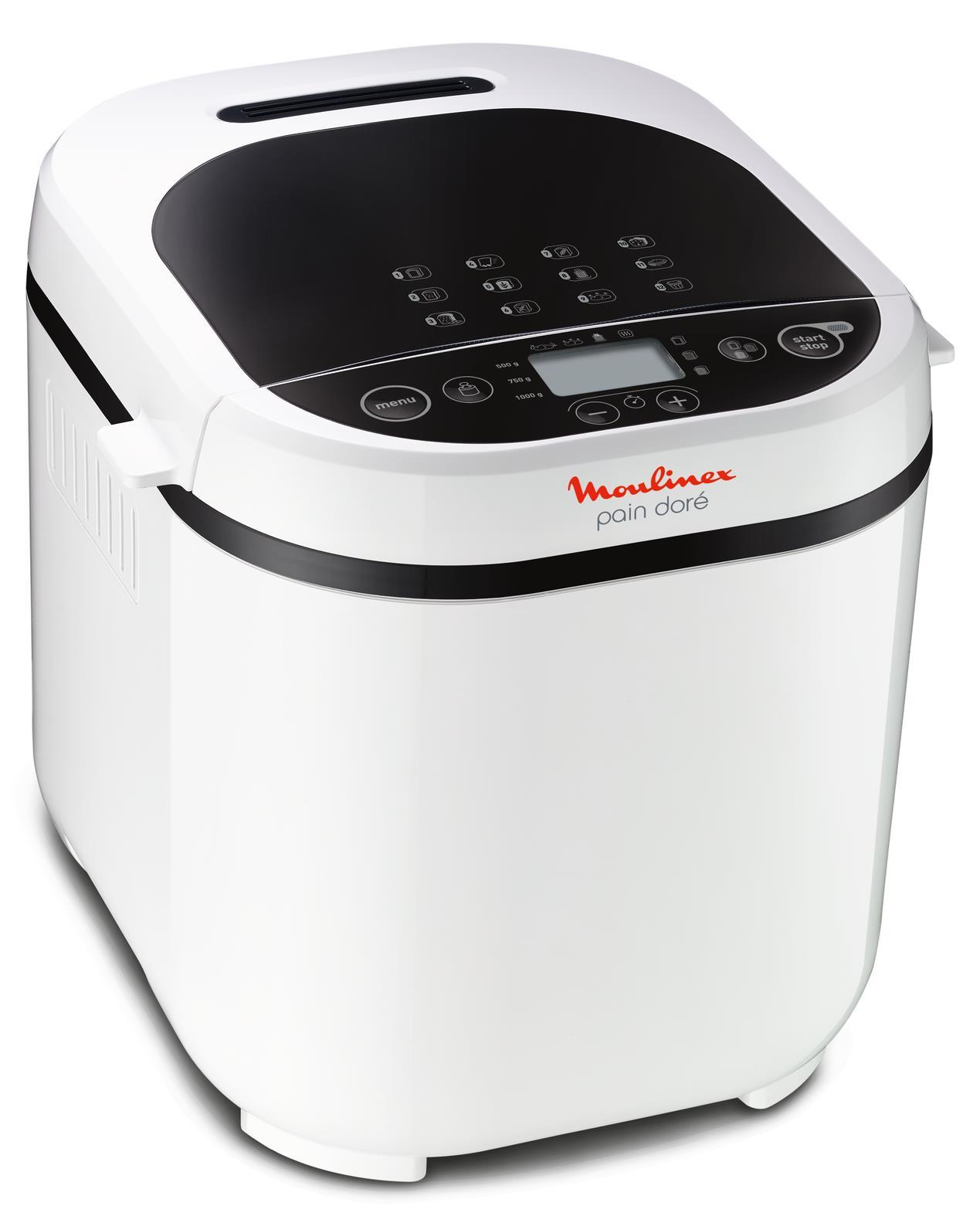 Duonkepė Moulinex duonos kepimo aparatas 720 W, 31 x 29 x 29 cm, 15 programų, OW210130