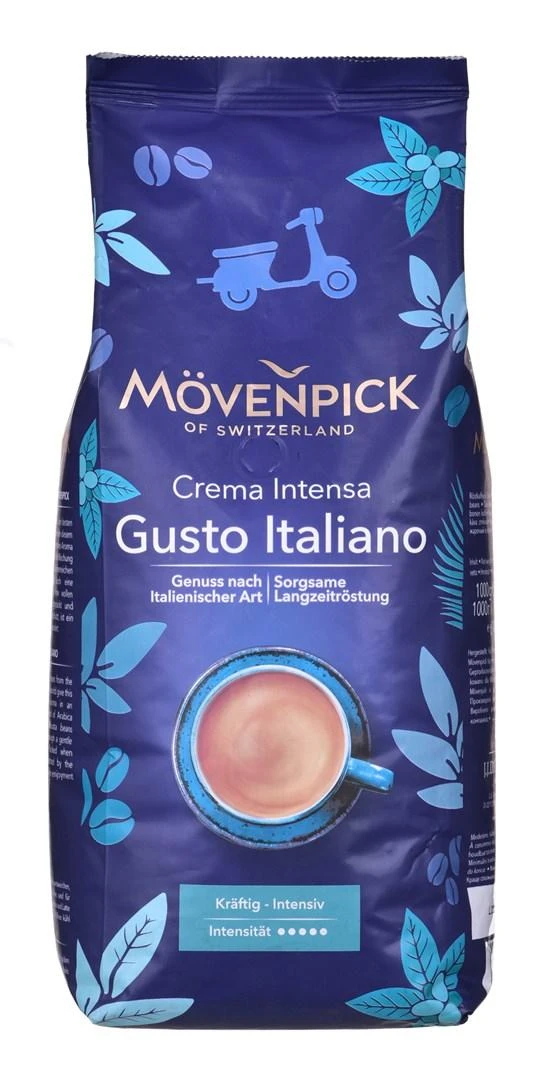 Kavos pupelės Movenpick Gusto Italiano kremas 1kg