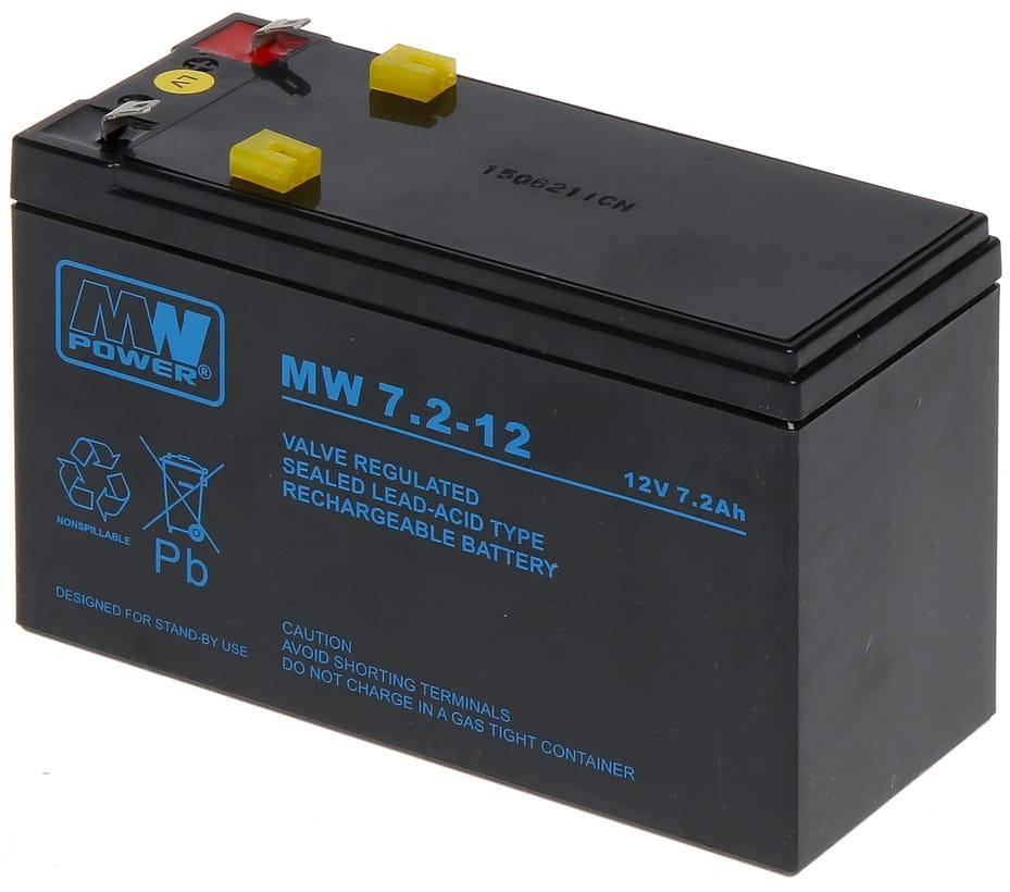 Mw Power MW galios akumuliatorius 12V / 7,2Ah (MW 7,2-12L), modelis - T ...