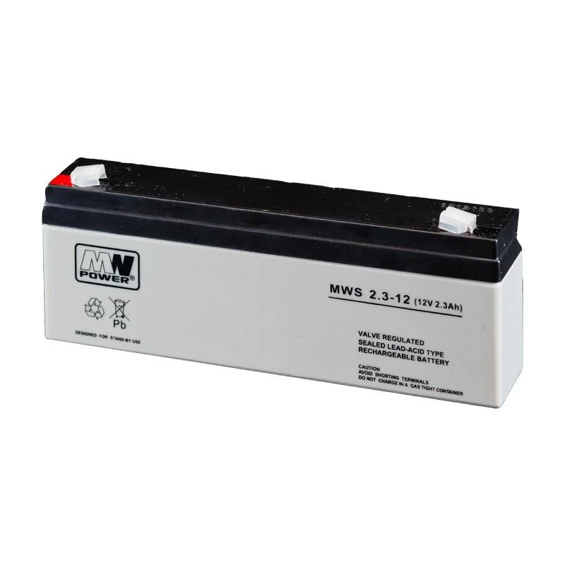 Mw Power MWPower MWS 12V 2.3Ah F1(187) AGM akumuliatorius, 5 metai