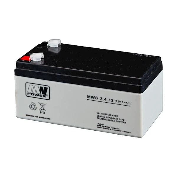 AKUMULIATORIUS 12V/3.4AH-MWS MW Power