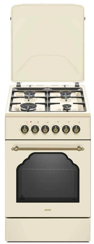 Viryklė MPM MPM-56-KRM-14 Gas/electric cooker Kreminis
