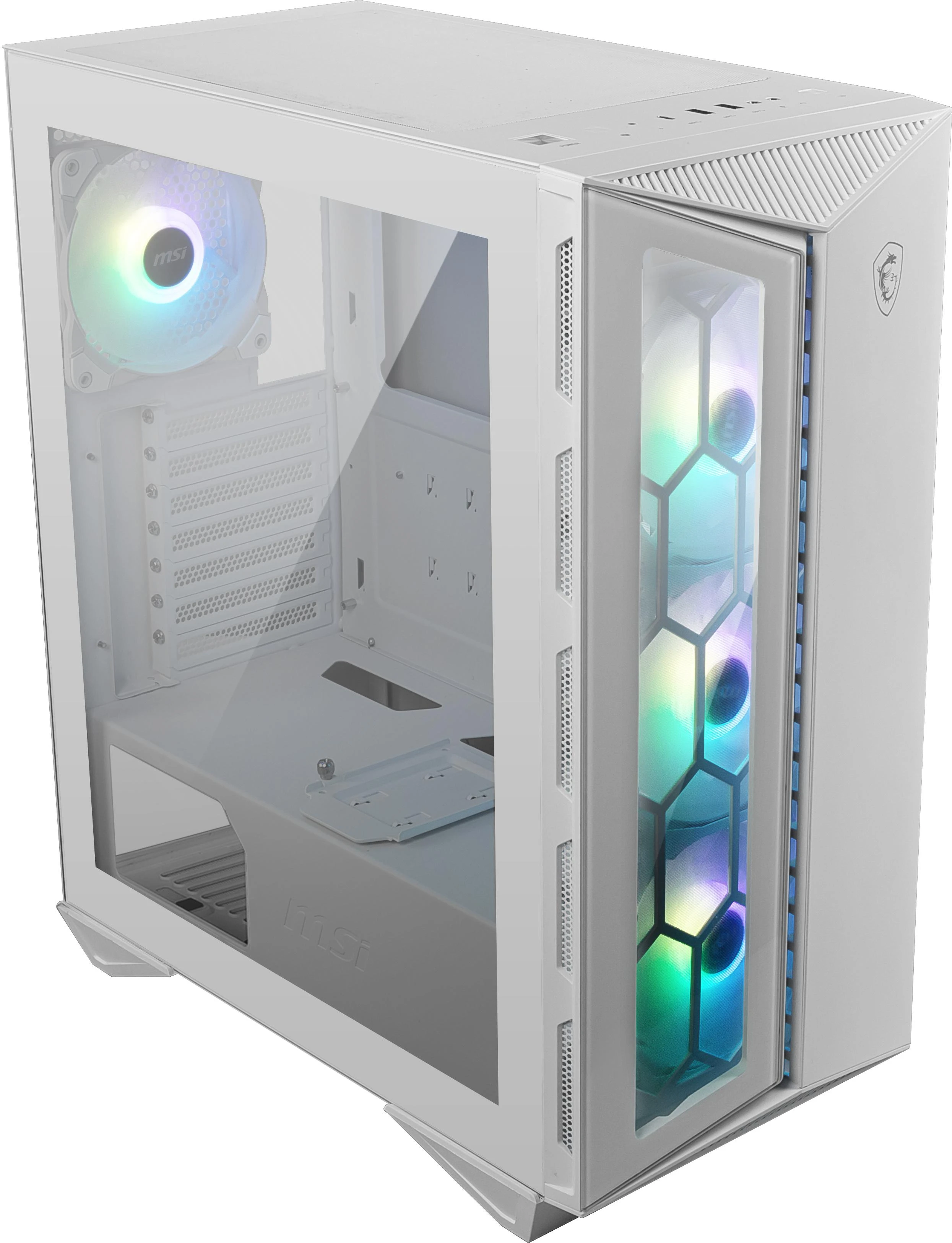 MSI | MPG GUNGNIR 110R | Side window | Mid-Tower | ATX | Baltas