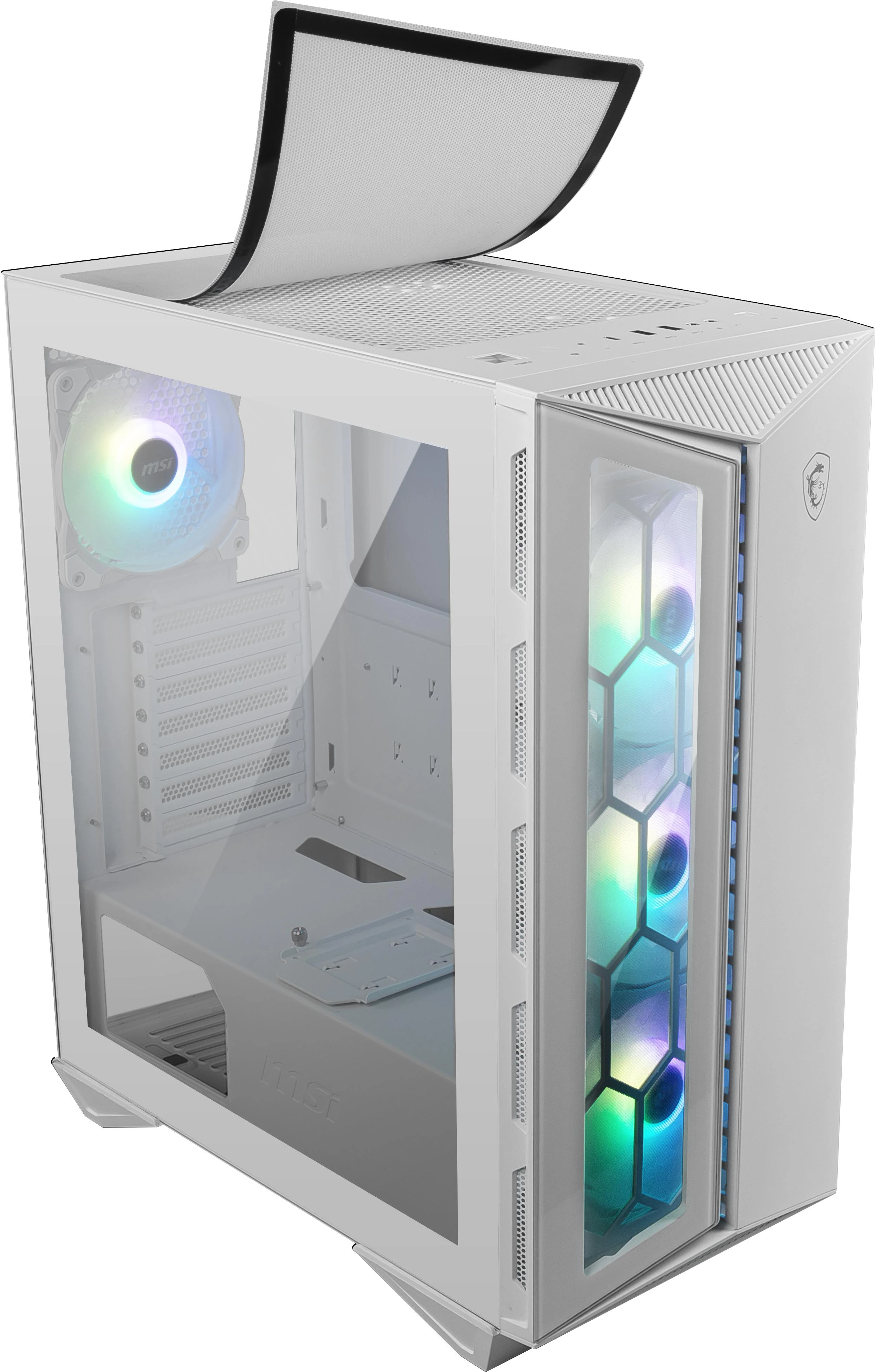 MSI | MPG GUNGNIR 110R | Side window | Mid-Tower | ATX | Baltas