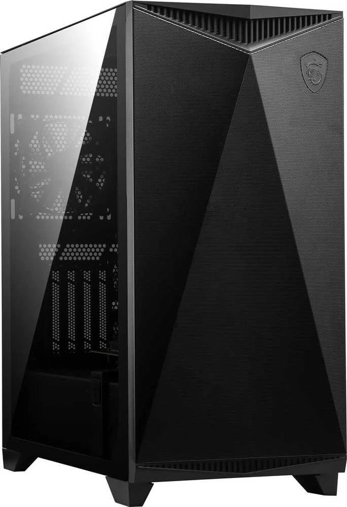 MSI | Kompiuterio korpusas | MPG GUNGNIR 300P AIRFLOW | Šoninis langas | Juodas | Vidutinio dydžio bokštas | ATX