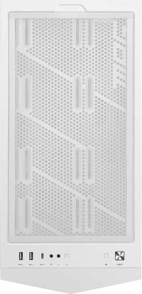 MSI | Kompiuterio korpusas | MPG GUNGNIR 300R AIRFLOW Baltas | Šoninis langas | Baltas | Vidutinio dydžio bokštas | ATX