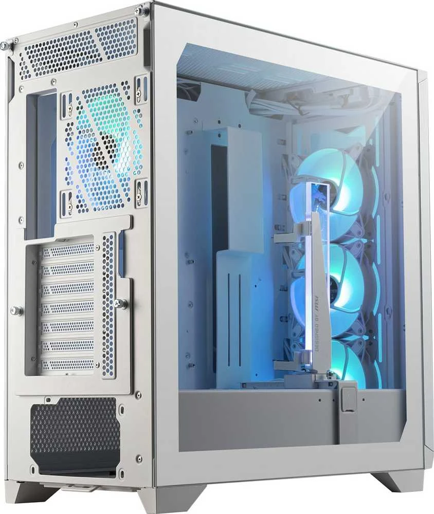 MSI | Kompiuterio korpusas | MPG GUNGNIR 300R AIRFLOW Baltas | Šoninis langas | Baltas | Vidutinio dydžio bokštas | ATX