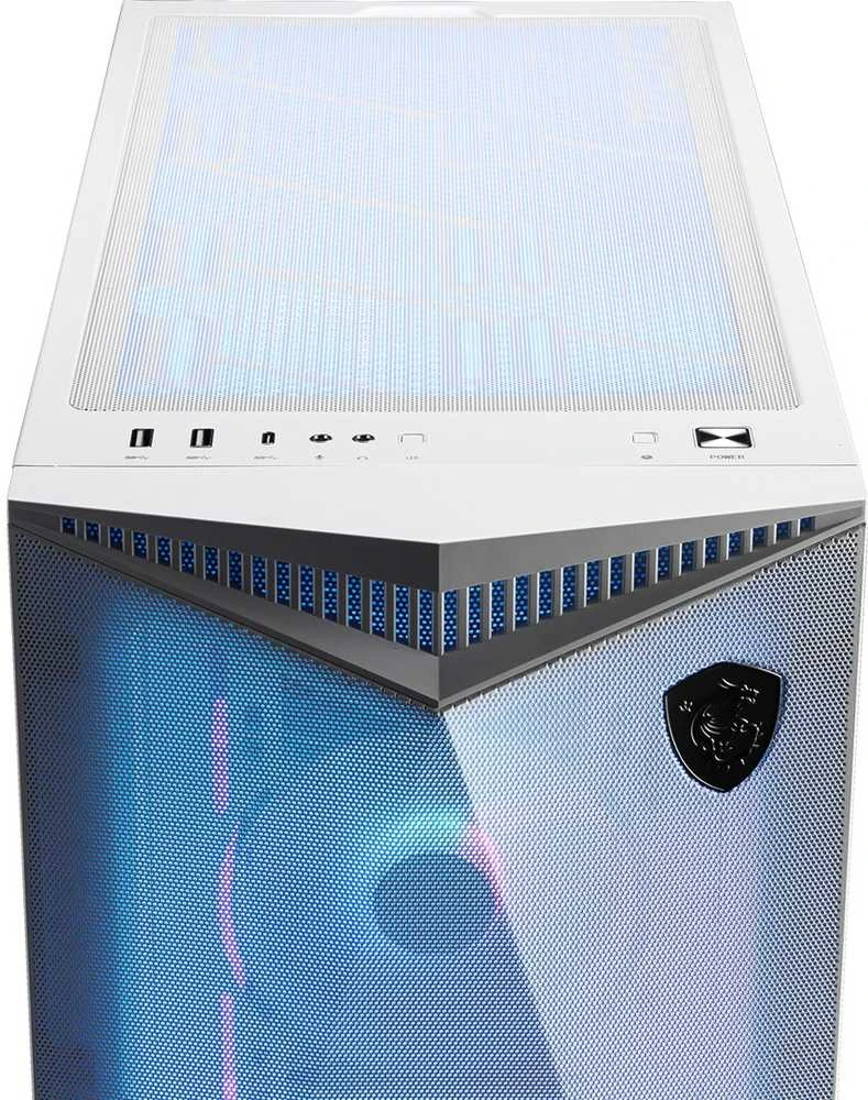 MSI | Kompiuterio korpusas | MPG GUNGNIR 300R AIRFLOW Baltas | Šoninis langas | Baltas | Vidutinio dydžio bokštas | ATX