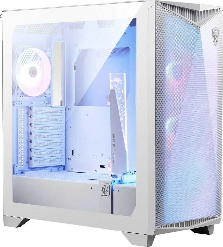 MSI | Kompiuterio korpusas | MPG GUNGNIR 300R AIRFLOW Baltas | Šoninis langas | Baltas | Vidutinio dydžio bokštas | ATX
