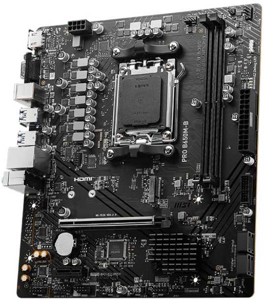 MSI PRO B650MB motherboard AMD B650 Socket AM5 micro ATX, modelis