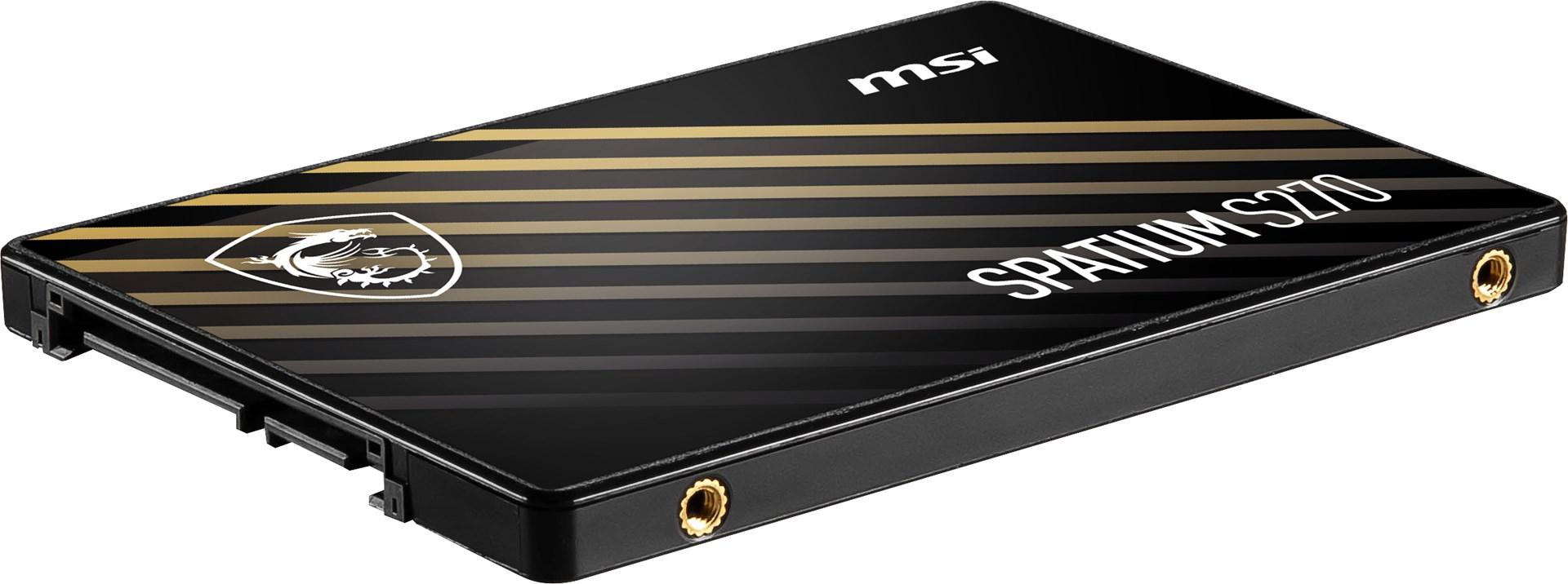 Kietasis diskas - MSI SPATIUM S270 480GB SATA III 2.5" 3D NAND