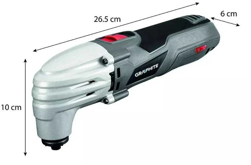 Spausdintuvas Daugiafunkcinis įrankis GRAPHITE 59G023, 250W, 15000-21000 aps./min, matmenys 300x70mm
