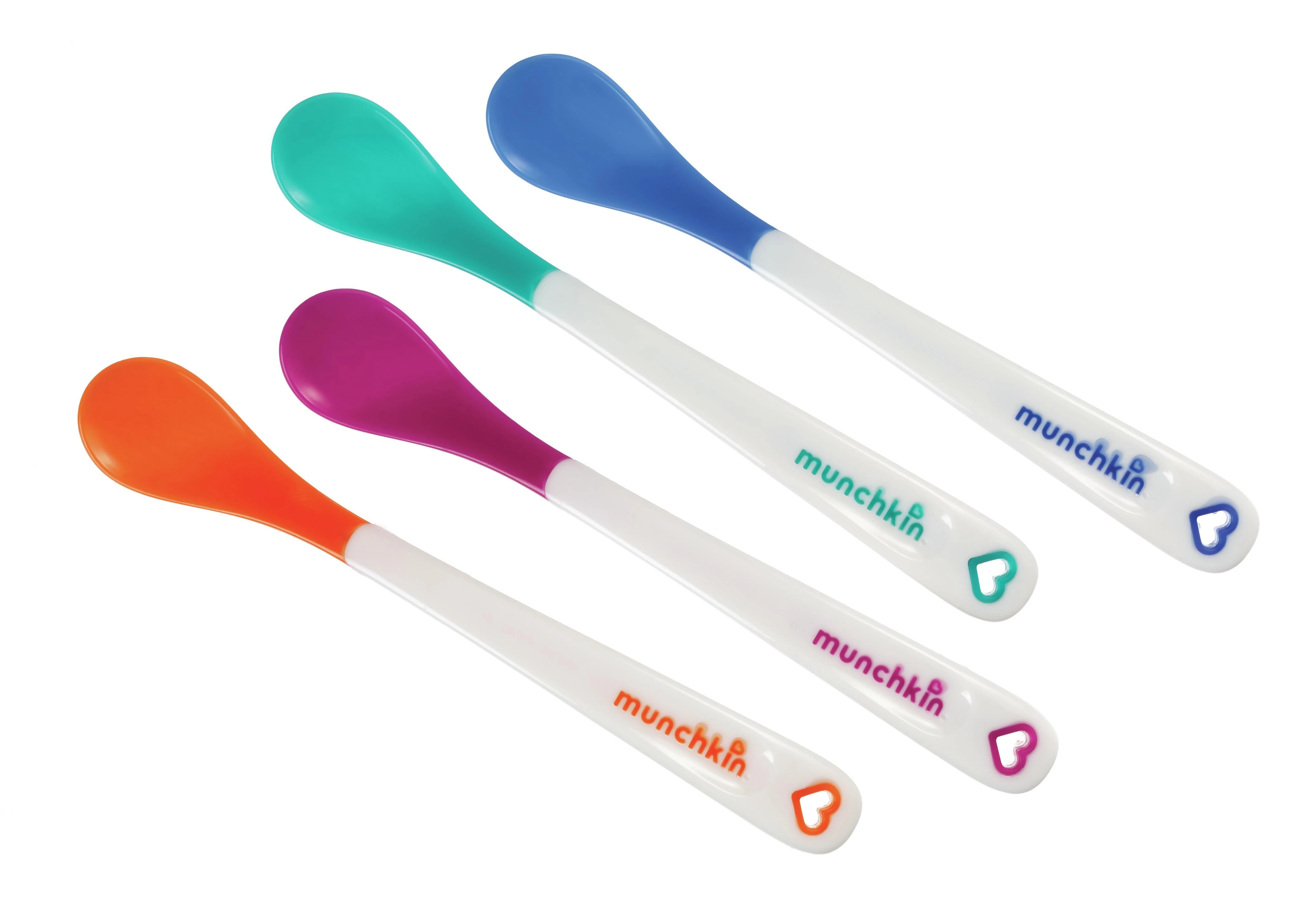 MUNCHKIN šaukšteliai reaguojantys į karštį 4 vnt. Hot Safety Spoons 4m+ 011522