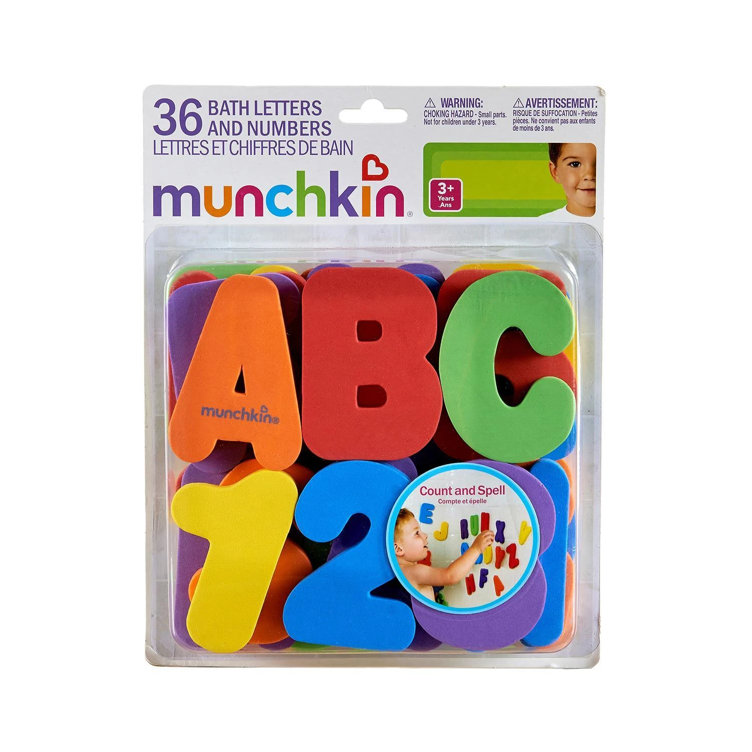 MUNCHKIN žaislas Vonios raidės ir skaičiai, 011108
