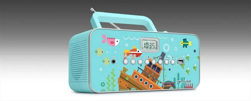 Muse Mūza | M-29KB | Nešiojamas radijo CD/MP3 grotuvas su USB | 30 W | Vaizdas