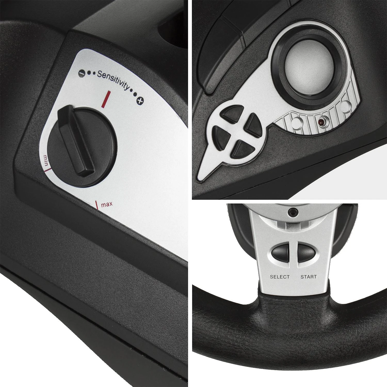 Žaidimų vairas Nano RS700/Gaming steering wheel/PS4/PS3/XBOX ONE/PC