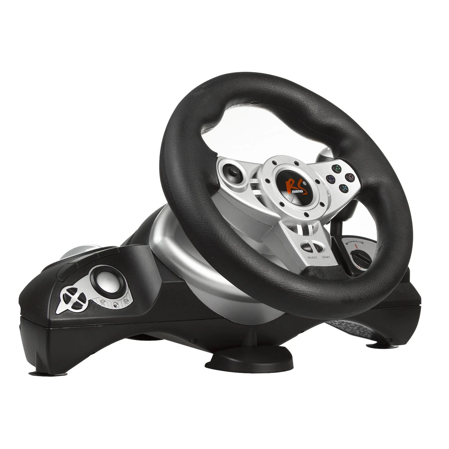 Žaidimų vairas Nano RS700/Gaming steering wheel/PS4/PS3/XBOX ONE/PC