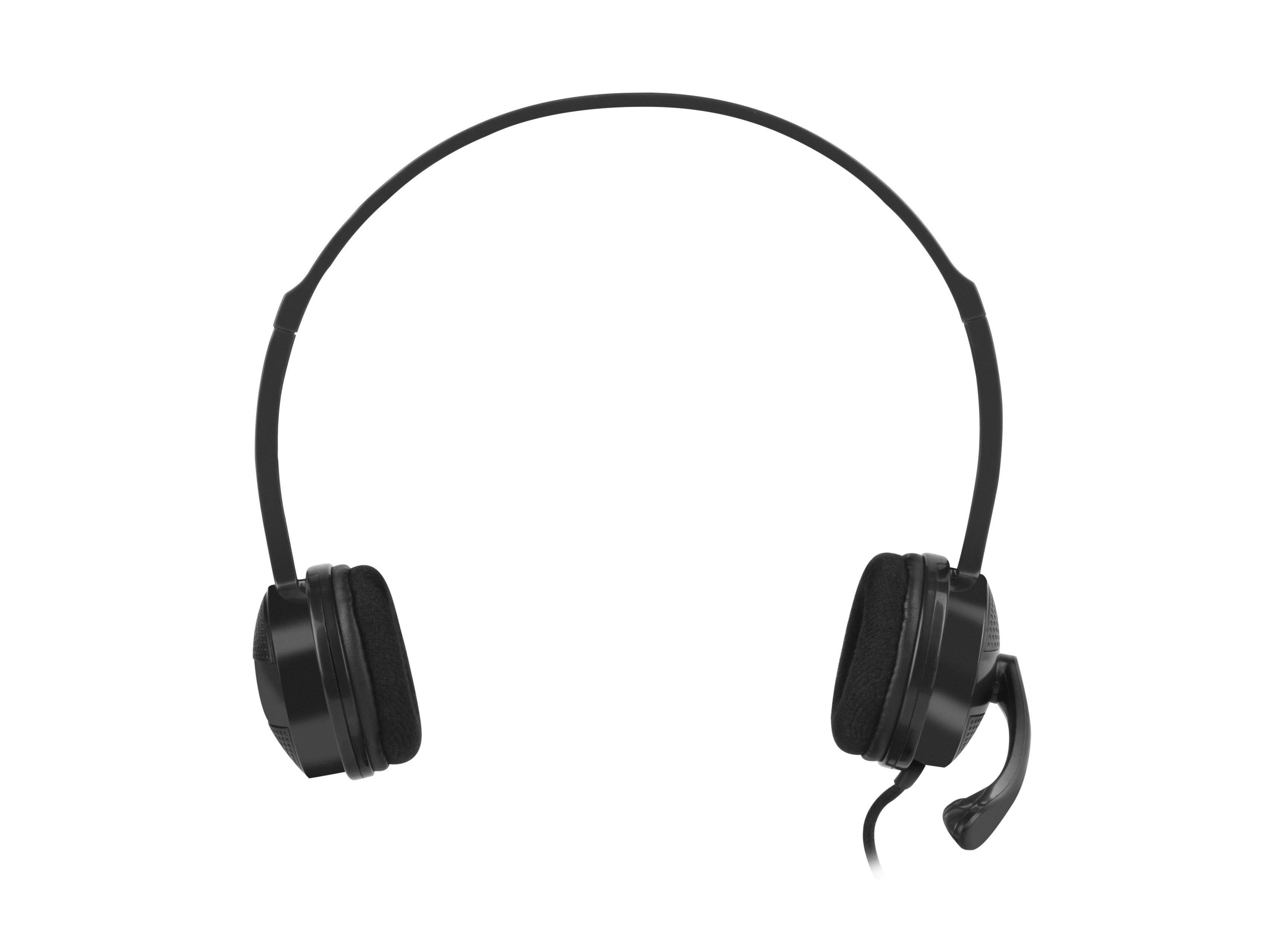 Natec CANARY NSL-1295 juodos ausinės su mikrofonu