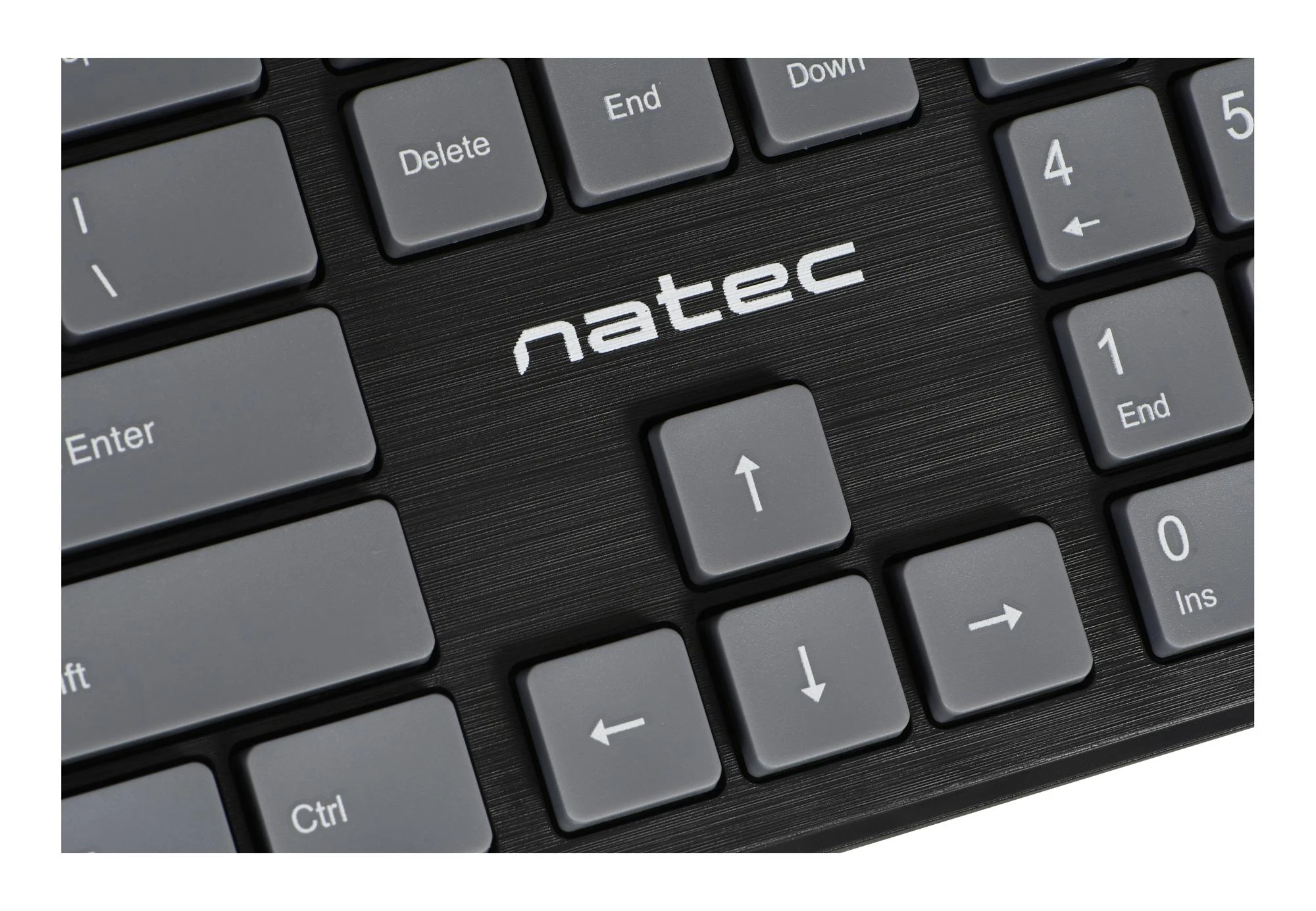 Natec | Klaviatūra | Discus 2 Slim | Standard | su laidu | US | Juodas