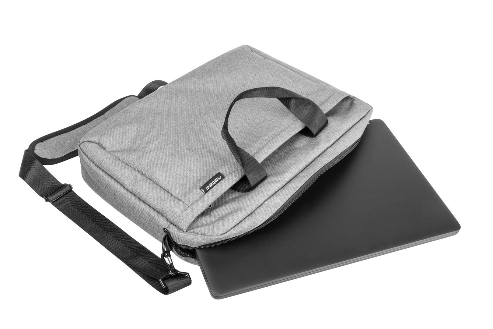NATEC NTO-0766 Nešiojamas kompiuteris Bag MUSTELA 15.6" Pilkas