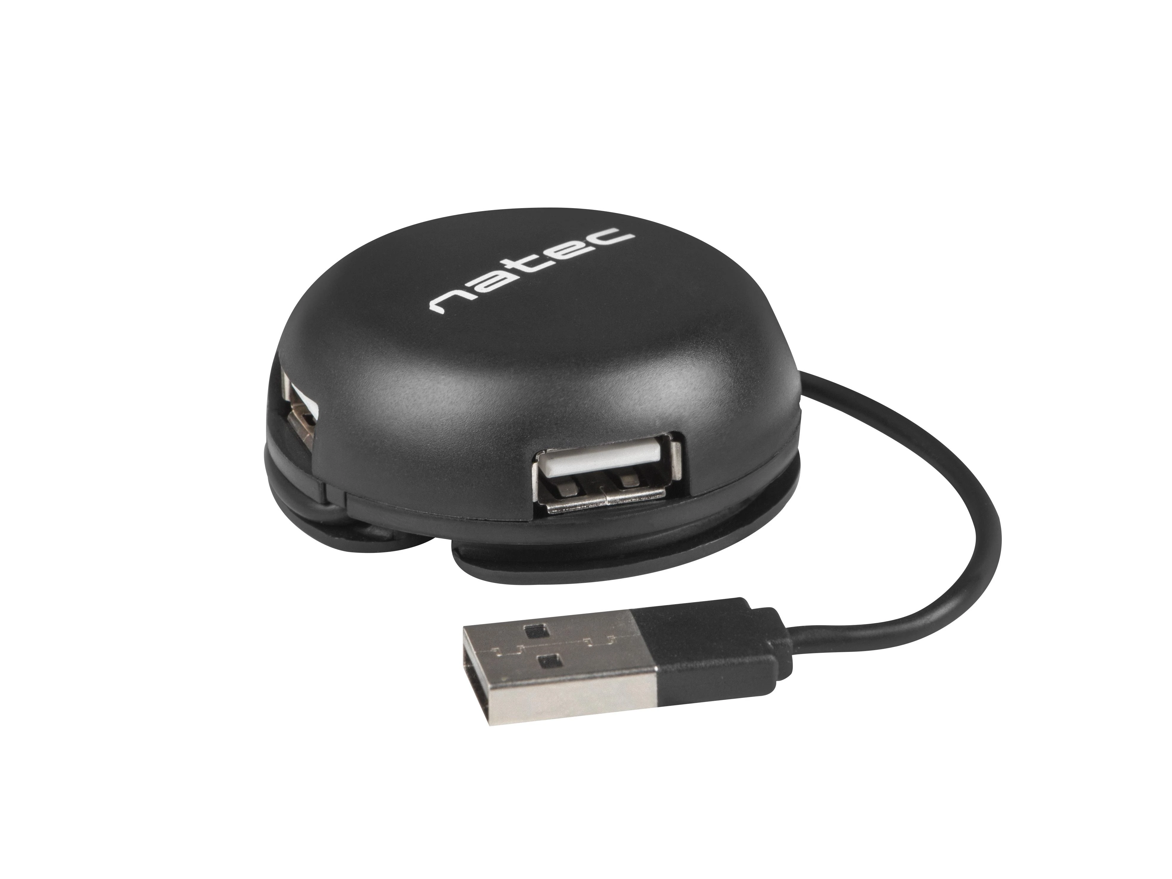 NATEC USB 2.0 šakotuvas, apvalus korpusas