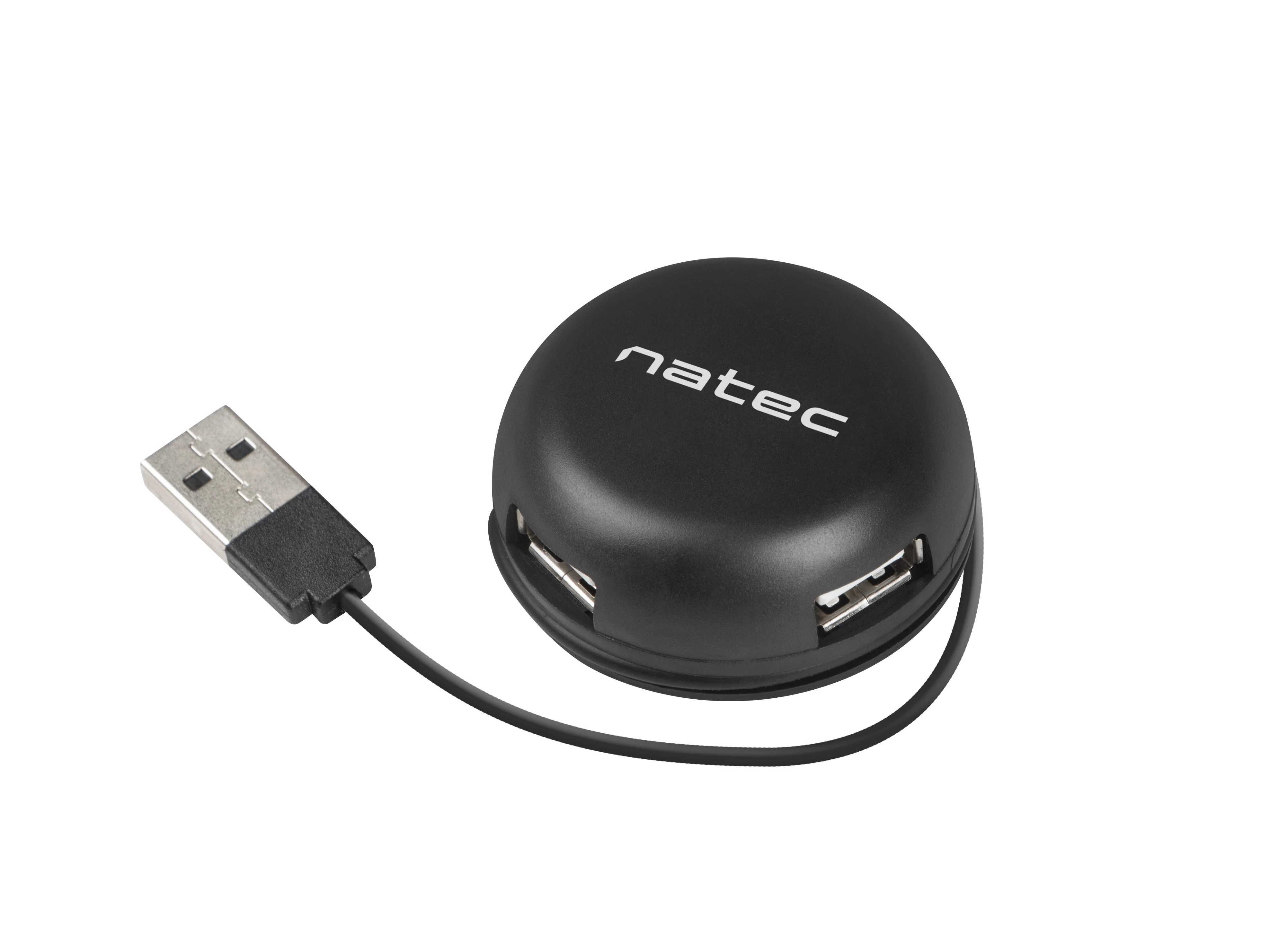 NATEC Bumblebee apvalus USB 2.0 šakotuvas