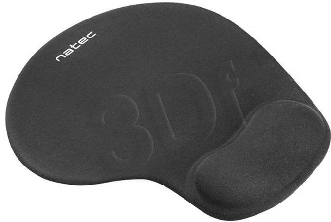 NATEC NPF-0783 Pelės kilimėlis Ergonomic MARMOT gel filling juodas