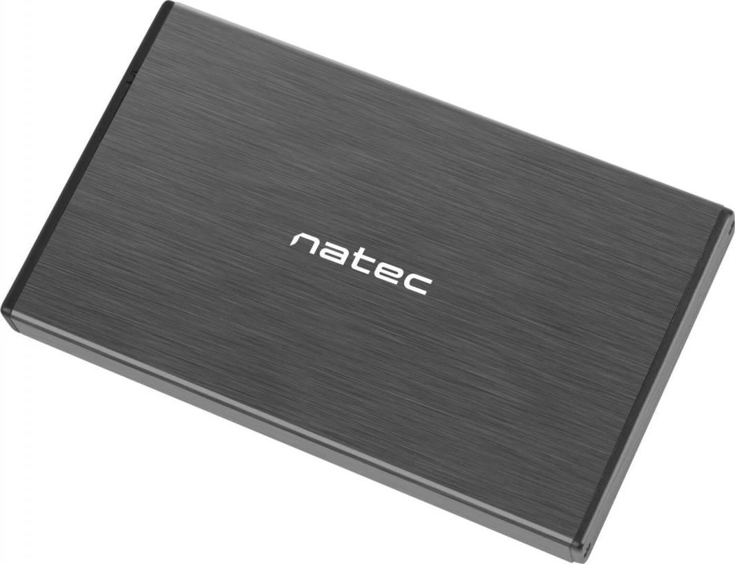 Kietasis diskas NATEC NKZ-0941 HDD/SSD external enclosure RHINO GO for 2.5" SATA - USB 3.0, Aluminum