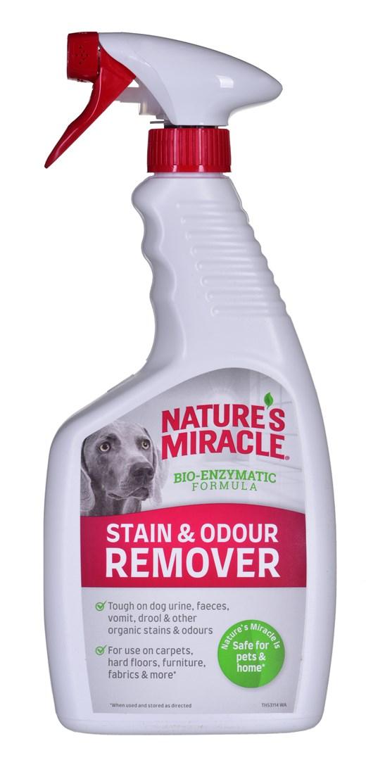 Valiklis šunų dėmėms ir kvapams šalinti Nature's Miracle Stain & Odor Remover Dog 709ml