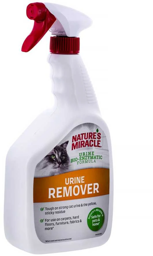 Valiklis kačių dėmėms ir kvapams šalinti Natures Miracle Cat Urine Stain & Odour Remover 946ml