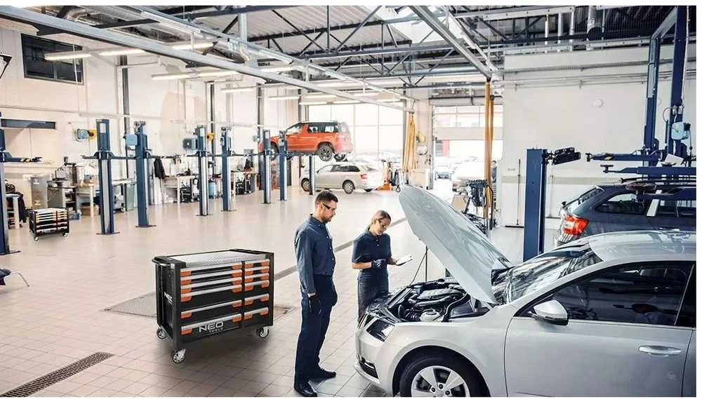 Neo Tools Szafka PRO dirbtuvių spinta, 12 stalčių