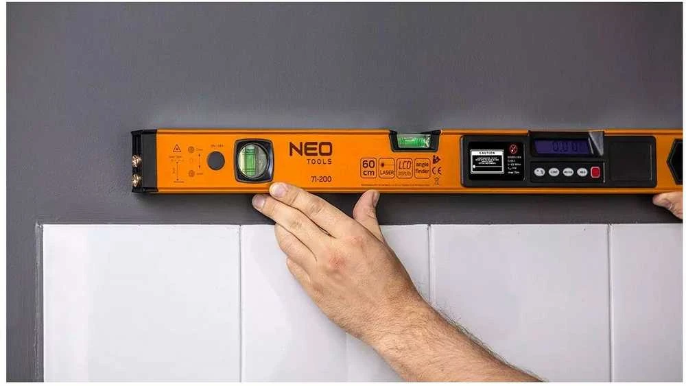 Neo Tools Poziomnica, Gulsčiukas su elektroniniu ekranu 60 cm
