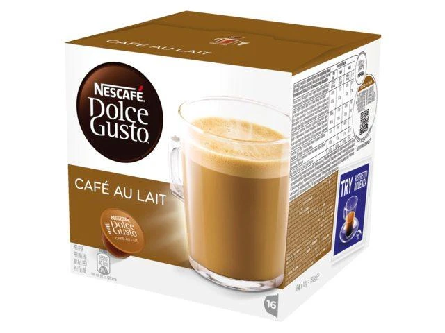Kava Nescafe Dolce Gusto Café au lait 160g 16 kapsulių