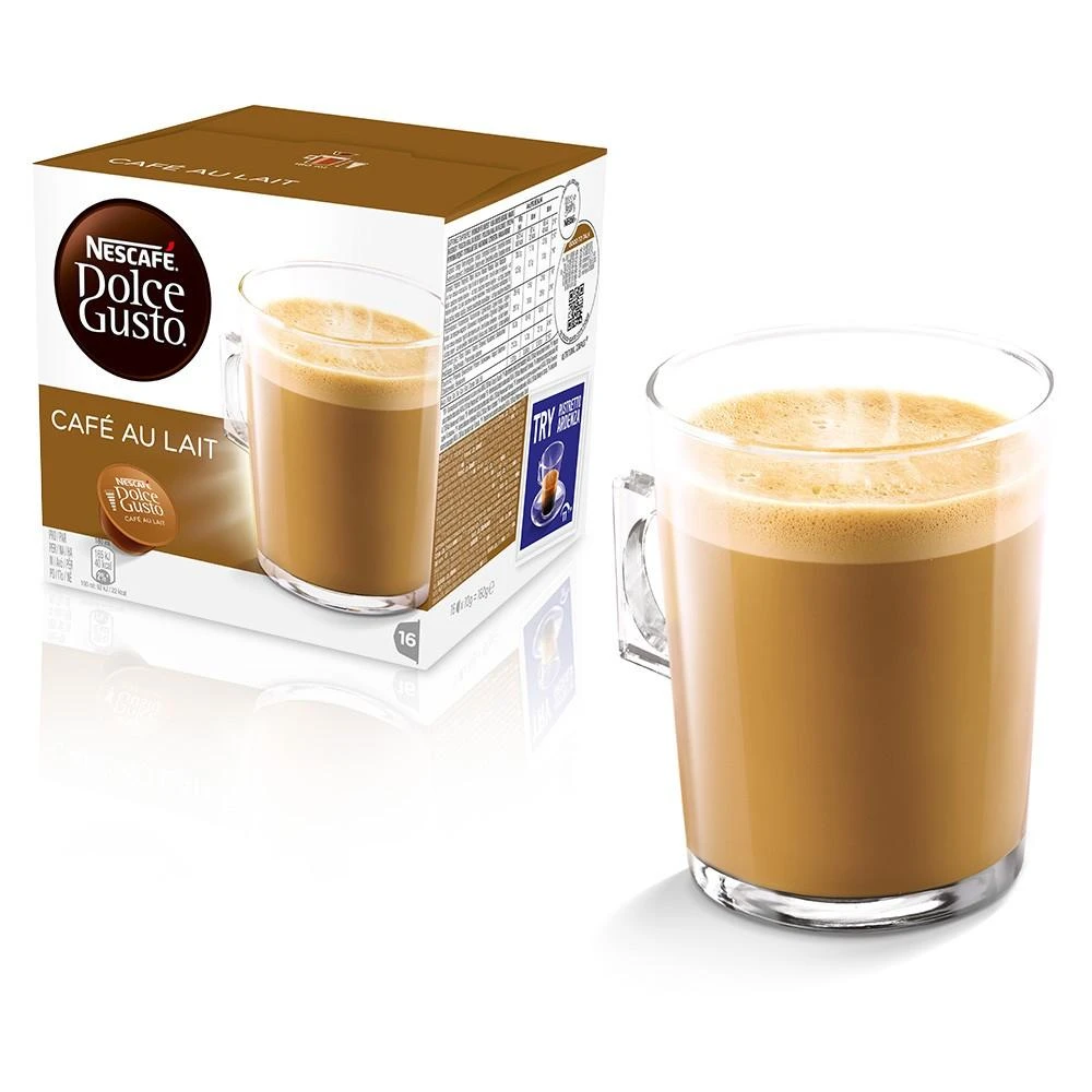 Kava Nescafe Dolce Gusto Café au lait 160g 16 kapsulių