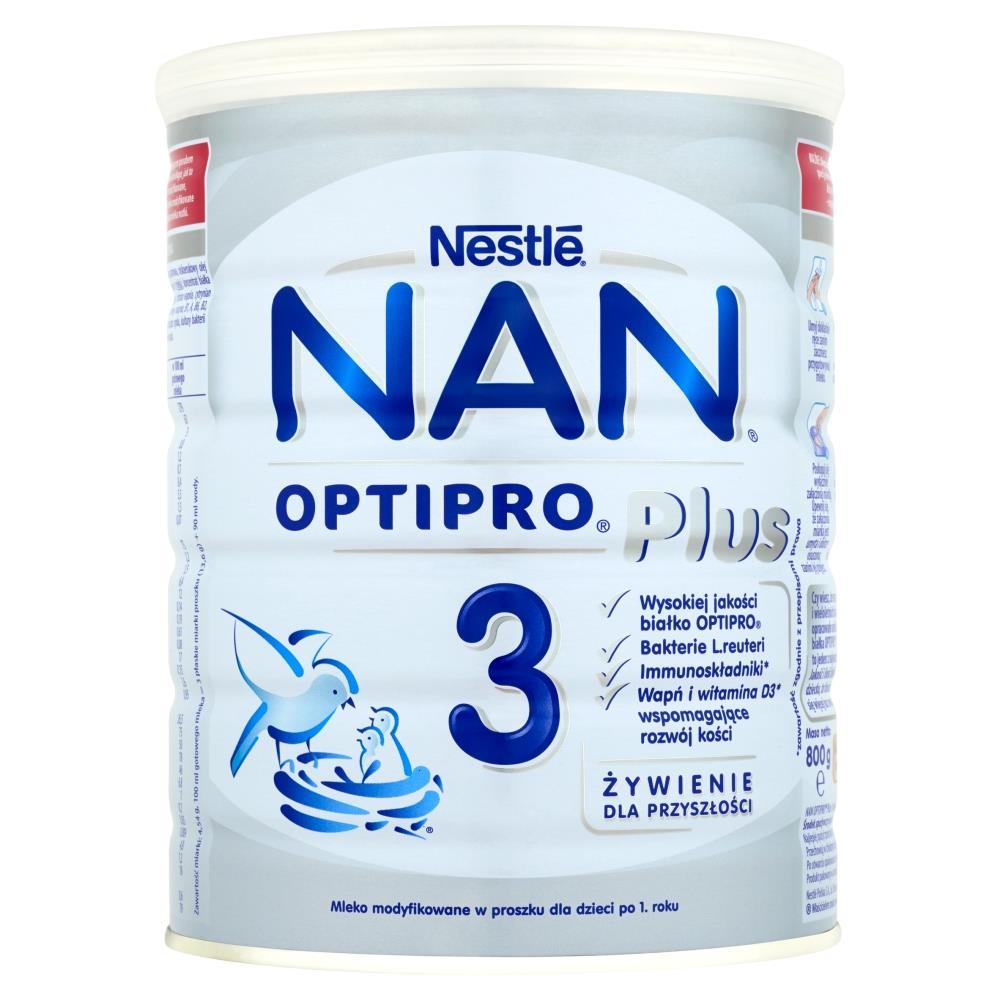 Nestle Pieno miinys vaikams NAN OPTIPRO® Plus HM-0® 3. Nuo 1 metu, 800g