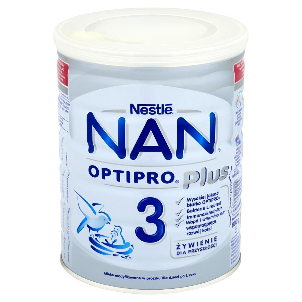 Nestle Pieno miinys vaikams NAN OPTIPRO® Plus HM-0® 3. Nuo 1 metu, 800g